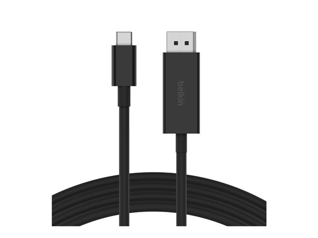 Belkin CONNECT - Adapter cable - 24 pin USB-C (M) to DisplayPort (M) - DisplayPort 1.4 - 2 m - 4K support, 8K support - black