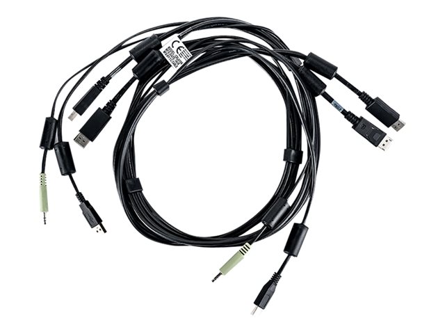 CABLE 2-DISPLAYPORT/1-USB/1-AUDIO 6FT