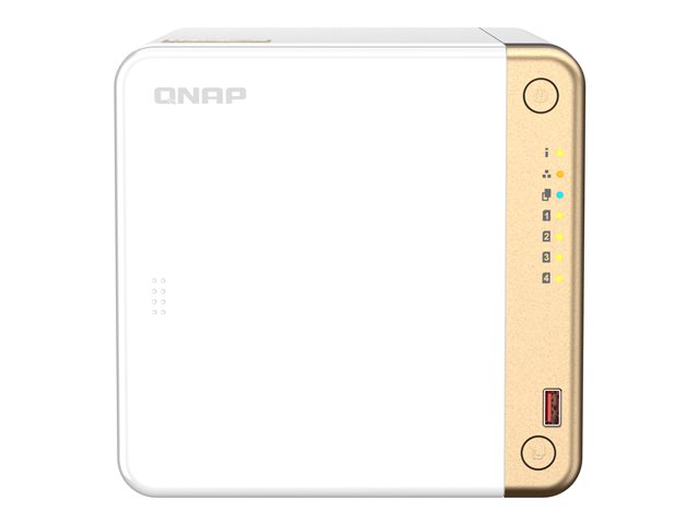 QNAP TS-462 - NAS server - 4 bays - SATA 6Gb/s - RAID RAID 0, 1, 5, 6, 10, 50, JBOD, 60 - RAM 2 GB - 2.5 Gigabit Ethernet - iSCSI support