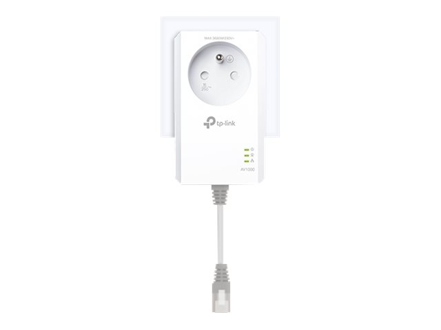 TP-Link TL-PA7017P KIT - Starter Kit - powerline adapter kit 1GbE, HomePlug AV (HPAV), HomePlug AV (HPAV) 2.0, IEEE 1901 - wall-pluggable (pack of 2)