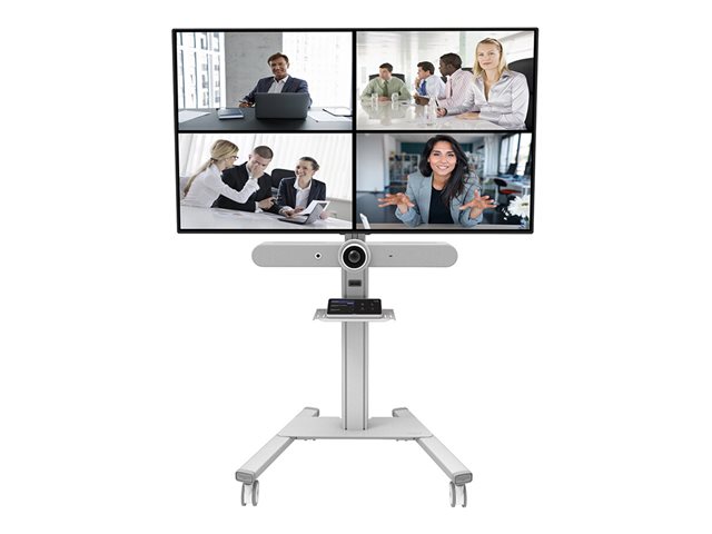 Neomounts - Mounting component (shelf, camera shelf, camera adapter shelf, rail) - for camera / mediabox - white - cart mountable - for P/N: FL50S-825WH1