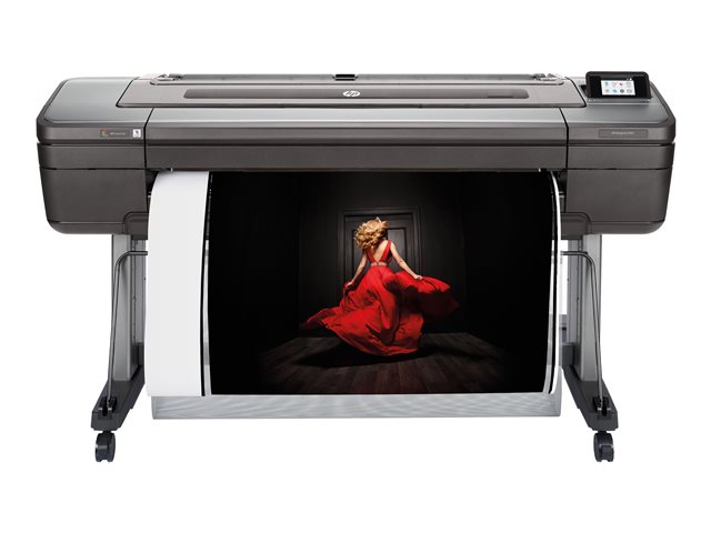 HP DesignJet Z9+ PostScript - 44\" large-format printer - colour - ink-jet - Roll (111.8 cm) - 2400 x 1200 dpi - up to 1.2 min/page (mono) / up to 1.2 min/page (colour) - Gigabit LAN, USB host - cutter