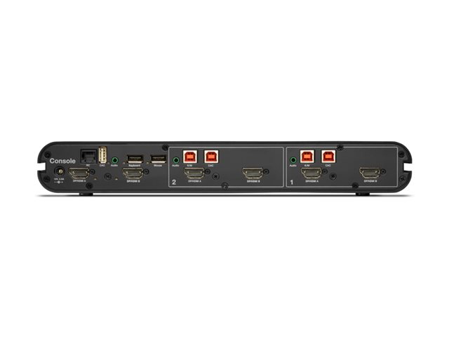 Belkin 2-Port Dual Head DP/HDMI to DP/HDMI Video Secure Desktop KVM Switch PP4.0