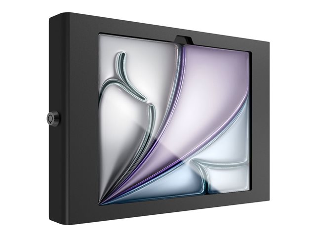 Compulocks iPad Air M2 11\" (2024), Apex Secured Enclosure Wall Mount - Enclosure - for tablet - glass mount, space - lockable - high-grade aluminium - black - screen size: 11\" - mounting interface: 100 x 100 mm - wall-mountable