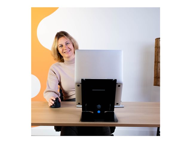 R-Go Riser Duo Tablet en Laptop standaard verstelbaar zwart