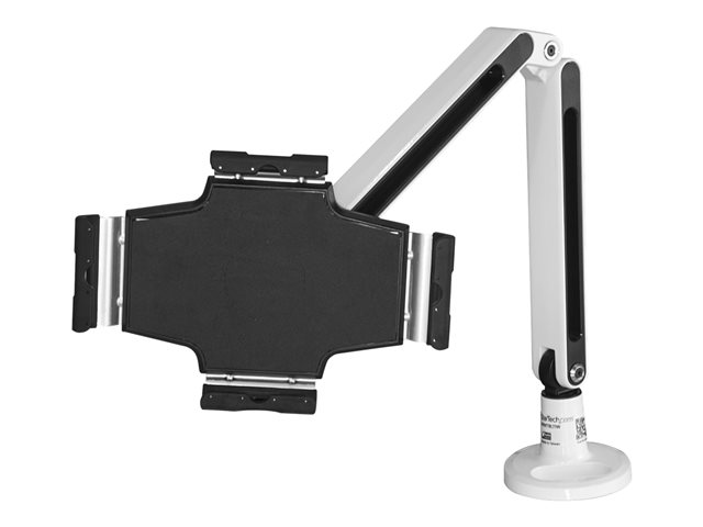 StarTech.com Desk-Mount Tablet Arm - Articulating Tablet Mount - For 9\" to 11\" Tablets - iPad or Android Tablet Holder - Lockable - Steel - Mounting kit - adjustable arm - for tablet - plastic, steel - white - screen size: 9\"-11\" - desk-mountable - TAA Compliant - for P/N: DK30CHPH, STSCART