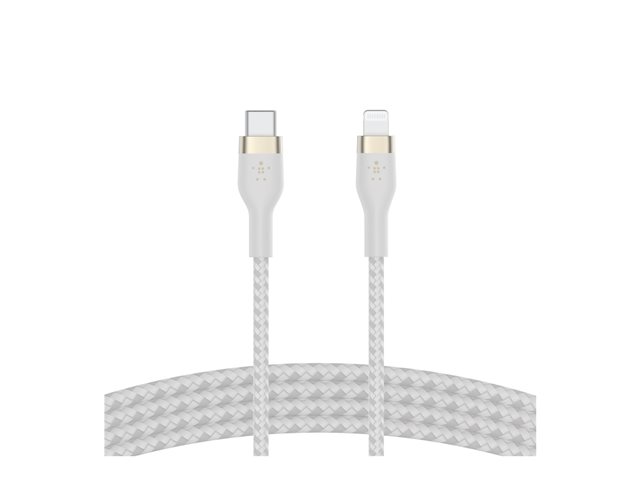 Belkin BOOST CHARGE - Lightning cable - 24 pin USB-C male to Lightning male - 2 m - white