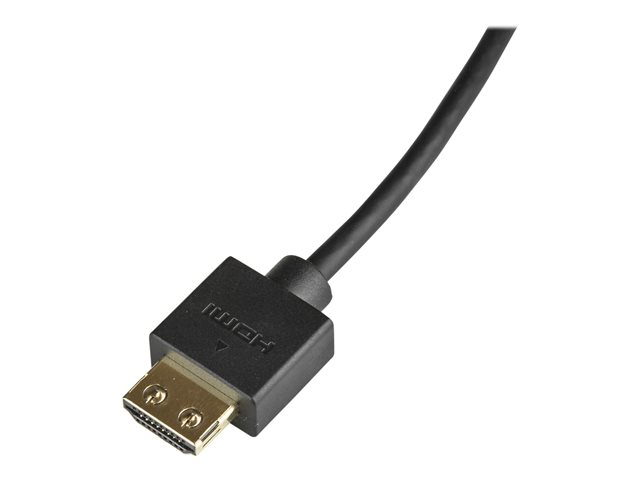 StarTech.com 6.6ft (2m) HDMI 2.0 Cable, 4K Premium Certified High Speed HDMI Cable with Ethernet, 4K 60Hz HDR10, Ultra HD HDMI Cable, Long HDMI Cable/Cord for TV/Monitor/Laptop/PC - HDMI to HDMI Video Cable - M/M - HDMI cable - HDMI male to HDMI male - 2 m - black - for P/N: ST122HD202, ST124HD202, TB32HD24K60, TB3DKM2HDL