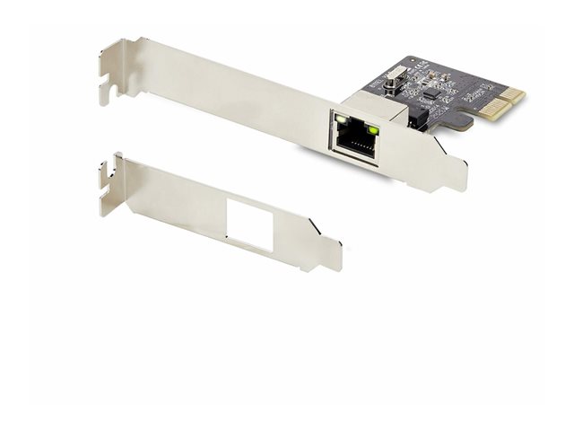StarTech.com 1-Port Gigabit PCIe Network Adapter Card, TAA Compliant - Network adapter - PCIe low profile - Gigabit Ethernet x 1 - black - TAA Compliant