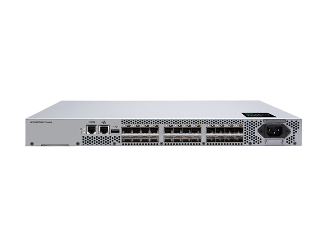 HPE Storage 64Gb 24/8 8-port 32Gb Short Wave SFP28 Switch B-series SN3700B