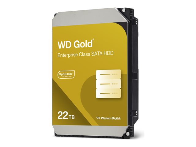 WD Gold WD221KRYZ - Hard drive - Enterprise - 22 TB - internal - 3.5\" - SATA 6Gb/s - 7200 rpm - buffer: 512 MB