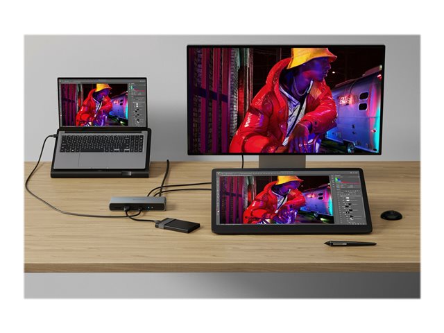 Targus HyperDrive - Docking station - for notebook - USB-C / Thunderbolt 4 - 11-slot - HDMI, 2 x Thunderbolt - 2.5GbE
