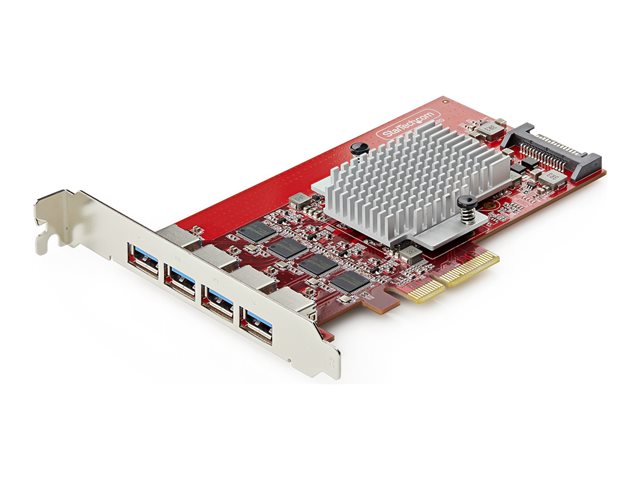 4-Port USB-A PCIe Card USB 3.2 10Gbps