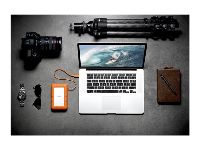 LaCie Rugged RAID STFA4000400 - Hard drive - 4 TB - external (portable) - USB 3.0 / Thunderbolt