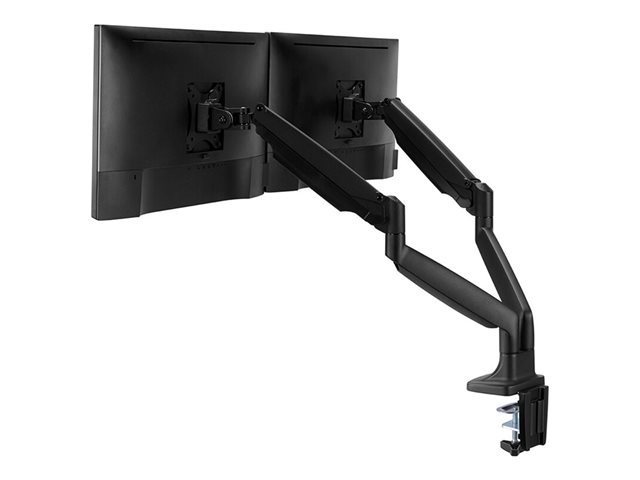 Neomounts NM-D750D - Mounting kit - full-motion - for 2 LCD displays - black - screen size: 10"-32" - clamp mountable, grommet, desk-mountable