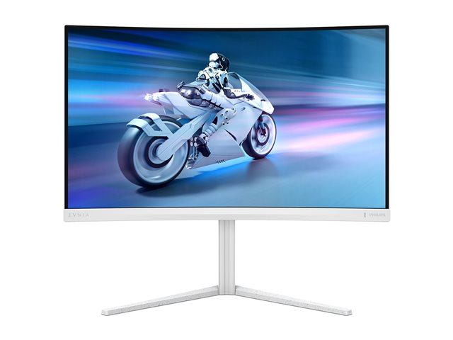 Philips Evnia 5000 27M2C5501 - LED monitor - gaming - curved - 27\" - 2560 x 1440 QHD @ 180 Hz - Fast VA - 5000:1 - HDR10 - 0.5 ms - 2xHDMI, DisplayPort - white