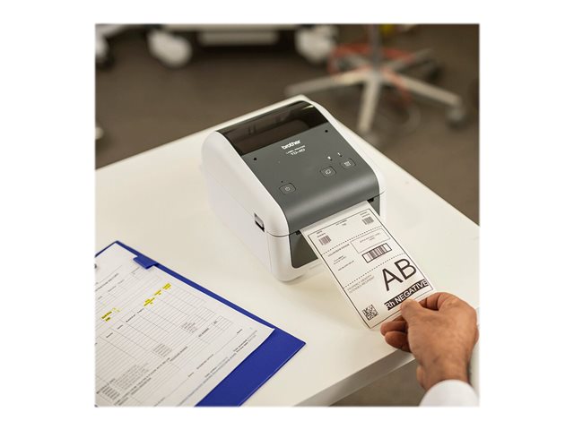 Brother TD-4410D - Label printer - direct thermal - Roll (11.8 cm) - 203 x 203 dpi - up to 203.2 mm/sec - USB 2.0, serial