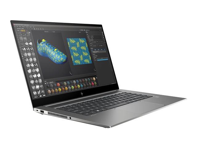 HP ZBook Studio G7 Mobile Workstation - Core i7 10750H / 2.6 GHz - Win 10 Pro 64-bit - 16 GB RAM - 512 GB SSD SED, TCG Opal Encryption 2, NVMe, TLC - 15.6\" IPS 1920 x 1080 (Full HD) - Quadro T1000 / UHD Graphics - Bluetooth, Wi-Fi 6 - turbo silver - kbd: Belgium