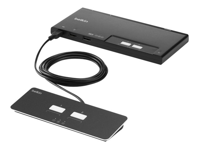 Belkin Modular Series F1DN002MOD-KM-4 - KVM switch - 2 x KVM port(s) - 1 local user - desktop - TAA Compliant