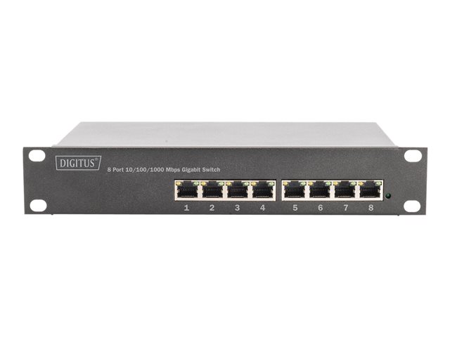 L2 MANAGED GIGABIT ETHERNET POE SWITCH 8-PORT POE 10 INCH 80W POE BUDGET