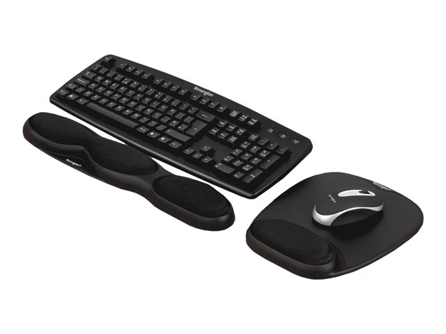 Kensington Gel Keyboard Wristrest - Keyboard wrist rest - black