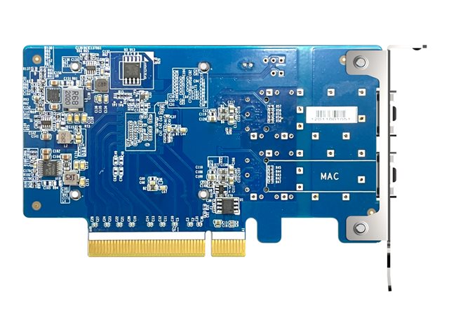 QNAP QXG-25G2SF-CX6 - Network adapter - PCIe 4.0 x8 low profile - 25 Gigabit SFP28 x 2 - for QNAP TS-H2490FU
