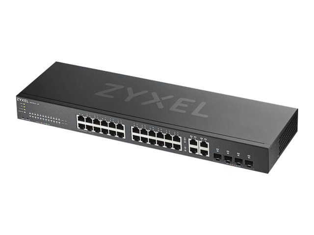 Zyxel GS1920-24v2 - Switch - smart - 24 x 10/100/1000 + 4 x combo Gigabit SFP - rack-mountable