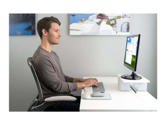 Kensington CoolView Wellness Monitor Stand with Desk Fan - Monitor stand