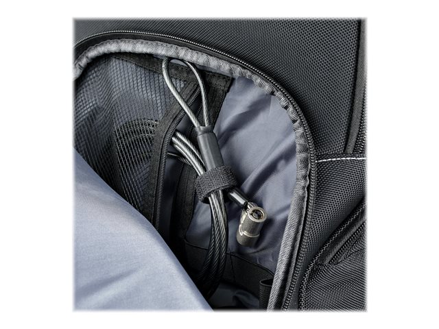 StarTech.com Laptop cable lock 6Ft Compatible With Noble Wedge, Laptop Cable Lock, 6Ft (2m), Anti-Theft Keyed Lock, Security Cable Lock For Dell XPS/Latitude, Cut-Resistant Steel Cable Lock For Laptop (NBLWK-LAPTOP-LOCK) - Security cable lock - silver, black - 2 m