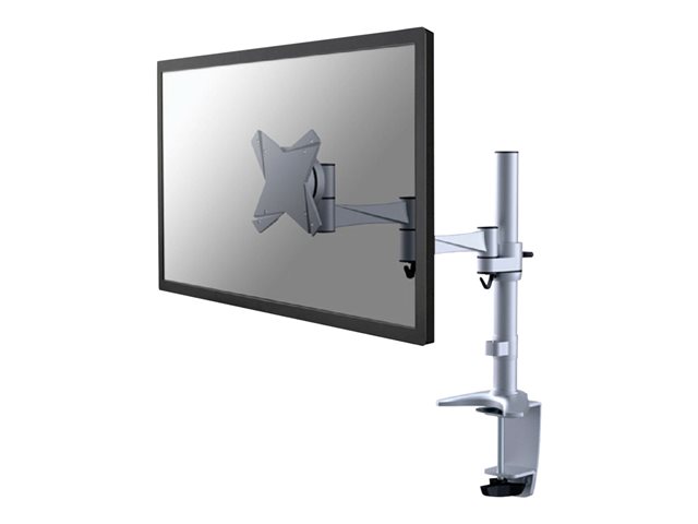 Neomounts FPMA-D1330 - Mounting kit - full-motion - for LCD display - silver - screen size: 10\"-30\" - clamp mountable, grommet, desk-mountable