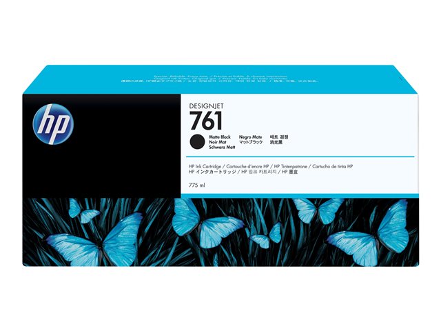 HP 761 - 775 ml - high capacity - matte black - original - DesignJet - ink cartridge - for DesignJet T7100, T7200, T7200 Production Printer