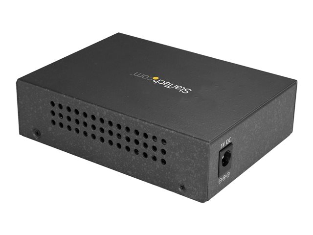 StarTech.com Singlemode (SM) SC Fiber Media Converter for 10/100/1000 Network, 10km, Gigabit Ethernet, 1310nm, w/ Auto Negotiation, Gigabit Ethernet to Single Mode (SMF) SC Fiber Converter - Ethernet Over Fiber (MCMGBSCSM10) - Fibre media converter - 1GbE - over fibre optic - 1000Base-LX, 100Base-TX, 1000Base-T - RJ-45 / SC single-mode - up to 10 km - 1310 nm