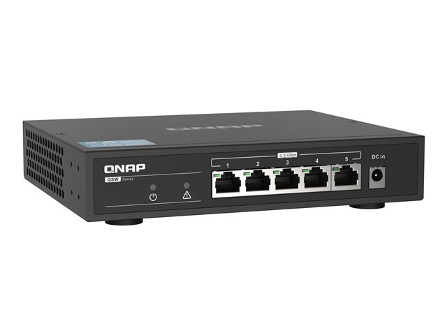 QNAP QSW-1105-5T - Switch - unmanaged - 5 x 10/100/1000/2.5G - desktop