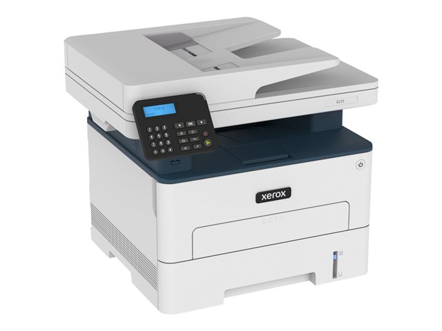 Xerox B225 - Multifunction printer - B/W - laser - A4/Legal (media) - up to 34 ppm (printing) - 250 sheets - USB 2.0, LAN, Wi-Fi(n), USB 2.0 host - Green World Alliance return programme