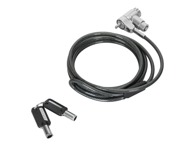 Targus DEFCON Ultimate - Security cable lock - universal keyed, with adaptable lock head - silver - 2 m