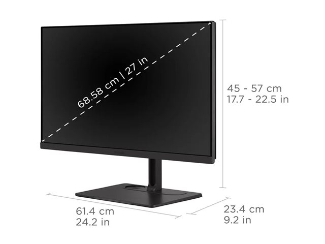 VP2776T-4K 27IN DCI-P3 16:9 Wide LCD mon