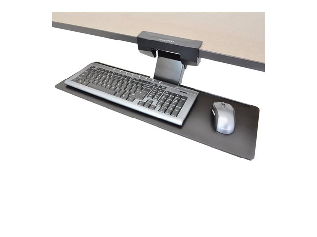 Ergotron Neo-Flex - Keyboard/mouse arm mount tray - under-desk mountable - black