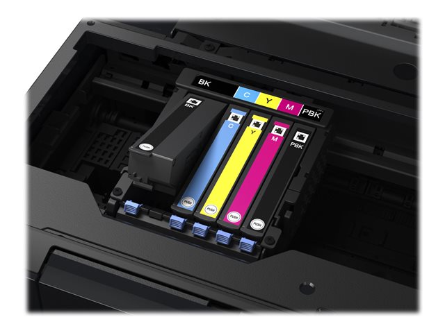 Epson Expression Premium XP-7100 Small-in-One - Multifunction printer - colour - ink-jet - Legal (216 x 356 mm) (original) - A4/Legal (media) - up to 11 ppm (copying) - up to 15.8 ppm (printing) - 120 sheets - USB 2.0, Gigabit LAN, Wi-Fi(n) - black