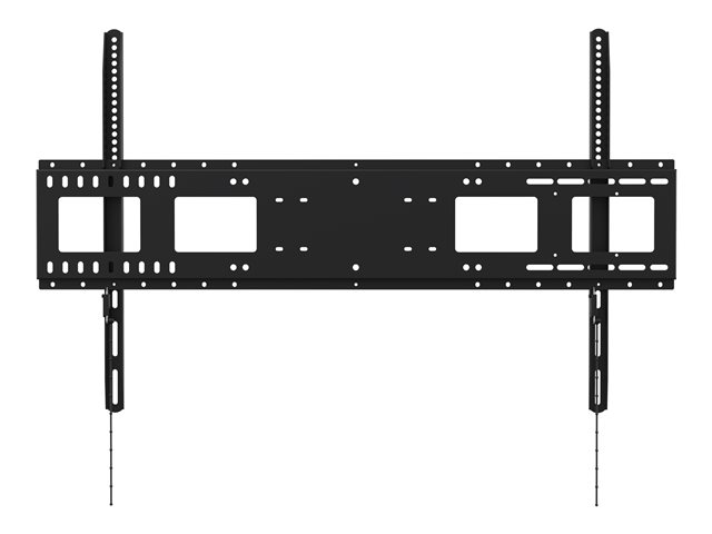 VISION Heavy Duty Display Wall Mount - LIFETIME WARRANTY - fits display 47-110\" with VESA sizes up to 1000 x 600 - non-tilting - suits interactive flat panels or LED TVs - arms latch securely - 3mm cold-rolled steel - media player fixing points - SWL 130kg / 287lb - black