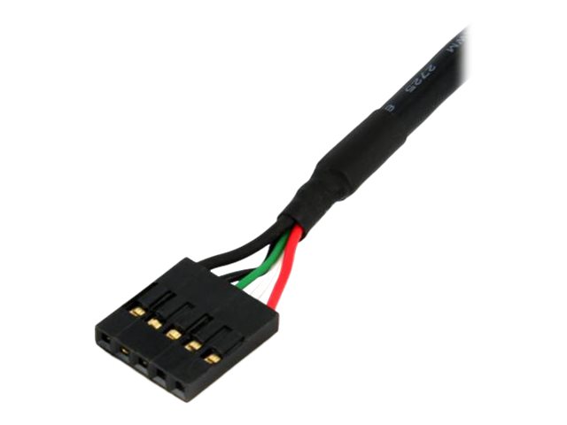 StarTech.com 5 Pin USB 2.0 Header - 18 in USB IDC Motherboard Header Cable - F/F (USBINT5PIN) - USB cable - 5 pin IDC (F) to 5 pin IDC (F) - USB 2.0 - 45.7 cm - black