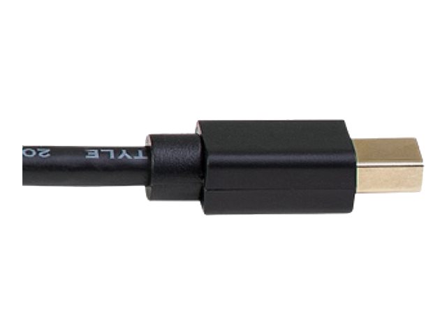 StarTech.com Mini DisplayPort to HDMI Adapter, mDP to HDMI Adapter Dongle, 1080p, Mini DisplayPort 1.2 to HDMI Monitor/Display, Mini DP to HDMI Video Converter, 12\" Long Attached Cable - Thunderbolt 1/2 Compatible (MDP2HDEC) - Adapter - Mini DisplayP