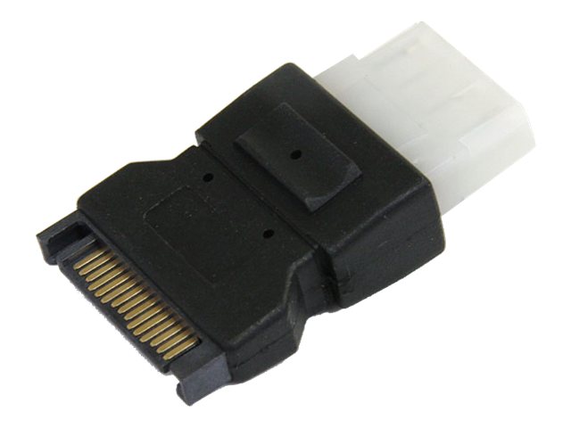 StarTech.com SATA to LP4 Power Cable Adapter - Power adapter - SATA power (M) to 4 pin internal power (F) - black - LP4SATAFM - Power adapter - SATA power (M) to 4 PIN internal power (F) - black - for P/N: 25SAT35HDD, BRACKET25SAT, DRW110SATBK, S32M2