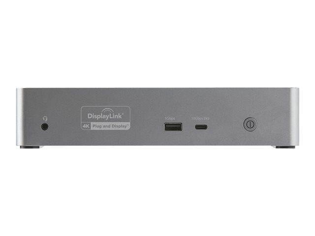 StarTech.com USB-C Dock, 4K 60Hz Quad Monitor DisplayPort & HDMI, Universal USB C Docking Station with 100W Power Delivery Charging, USB Hub w/ 1x USB Type-C & 3x USB-A, Ethernet, Audio - Thunderbolt 3 Compatible (DK31C4DPPDUE) - Docking station - USB-C 3.2 Gen 2 / Thunderbolt 3 - 4 x DP, 4 x HDMI - 1GbE