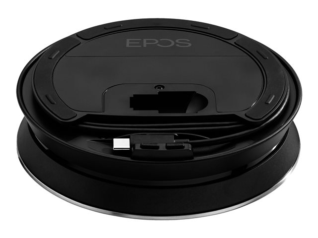 EPOS EXPAND SP 30T - Smart speakerphone - Bluetooth - wireless, wired - USB-C, USB-A via Bluetooth adapter - black, silver - Certified for Microsoft Teams