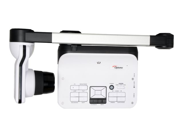 Optoma DC556 - Digital document camera - colour - 13 MP - 3840 x 2160 - 4K - audio - VGA, HDMI - USB 2.0 - DC 5 V