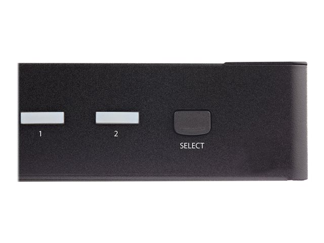 StarTech.com 2 Port HDMI KVM Switch, Single Monitor 4K 60Hz Ultra HD HDR, Desktop HDMI 2.0 KVM Switch with 2 Port USB 3.0 Hub (5Gbps) & 4x USB 2.0 HID Ports, Audio, Hotkey Switching, TAA - KVM with Fast Switching - KVM / audio switch - 2 x KVM / audio - 1 local user - desktop, rack-mountable - TAA Compliant