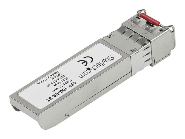 StarTech.com Cisco SFP-10G-ER Compatible SFP+ Module - Lifetime Warranty (SFP10GERST) - SFP+ transceiver module (equivalent to: Cisco SFP-10G-ER) - 10 GigE - 10GBase-ER - LC single-mode - up to 40 km - 1550 nm