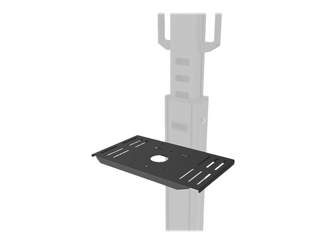 Neomounts AV1-825BL - Mounting component (camera shelf, shelf) - for video bar - steel - black - cart mountable - for P/N: FL50S-825BL1, FL50S-825WH1