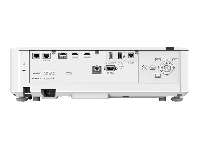 Epson EB-L570U - 3LCD projector - 5200 lumens (white) - 5200 lumens (colour) - WUXGA (1920 x 1200) - 16:10 - LAN - white