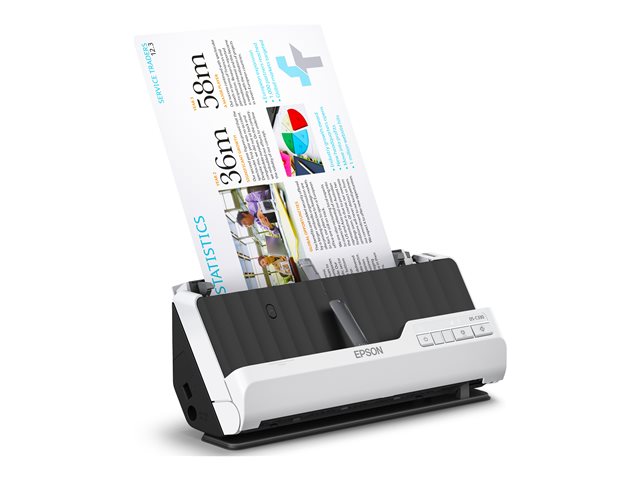 Epson DS-C330 - Sheetfed scanner - Duplex - A4/Legal - 600 dpi x 600 dpi - ADF (20 pages) - up to 3500 scans per day - USB 2.0